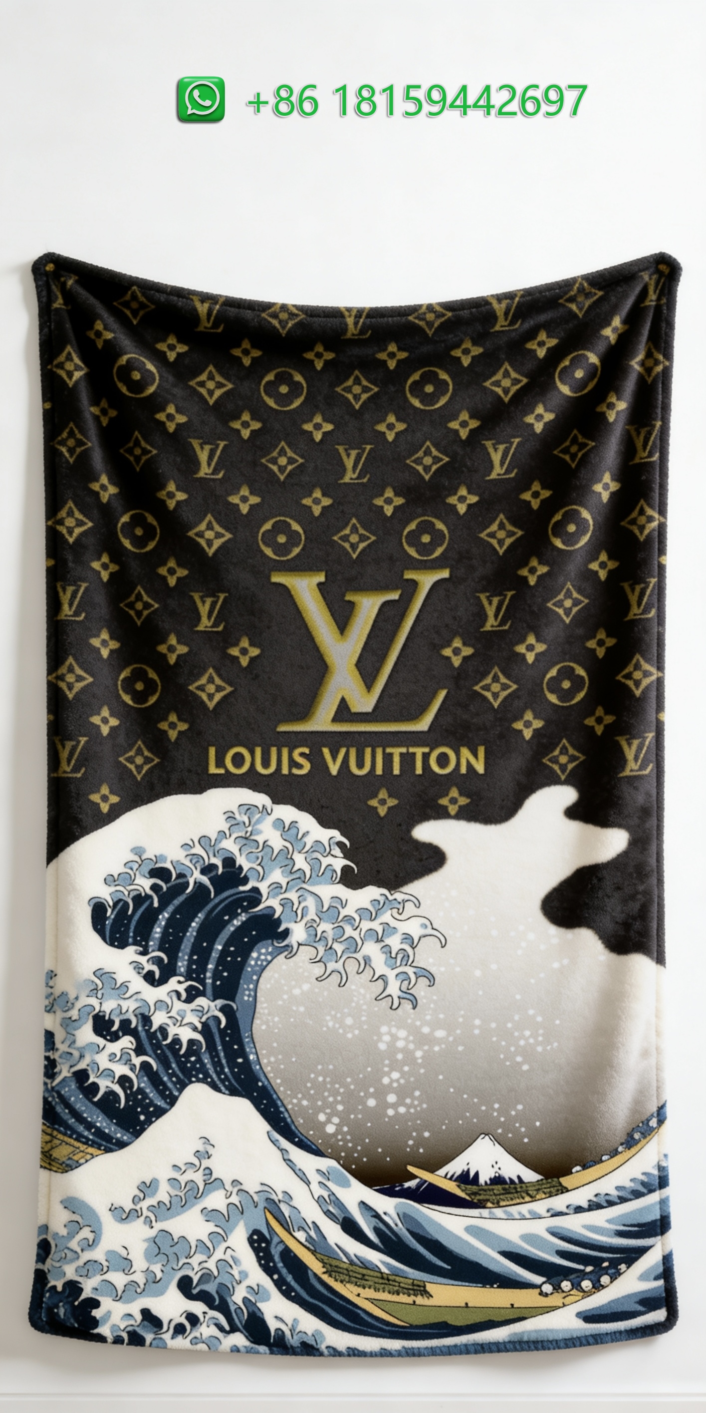Louis Vuitton Throw Blankets